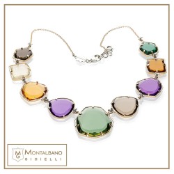 collana Giuggiola pietre varie